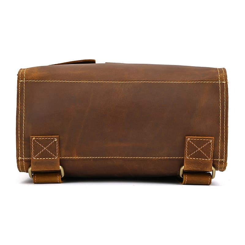 Mochila de Couro Vintage Clássica Huxley