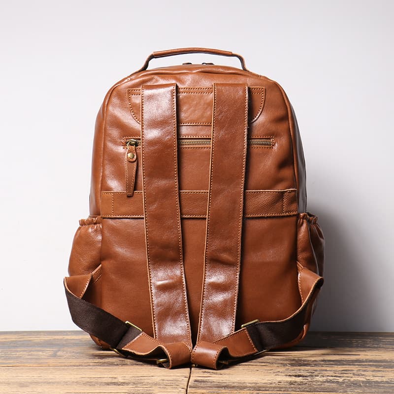 Mochila Harlow Clássica de Couro para o Dia a Dia