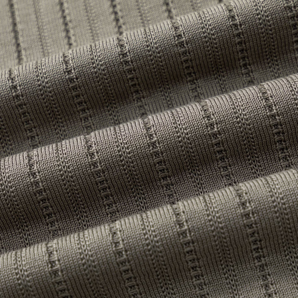 Camisa Polo Pietra de Tricô Canelado Texturizado