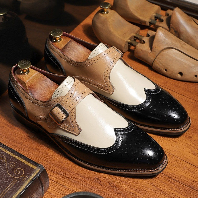 Sapatos sociais clássicos de couro Windsor