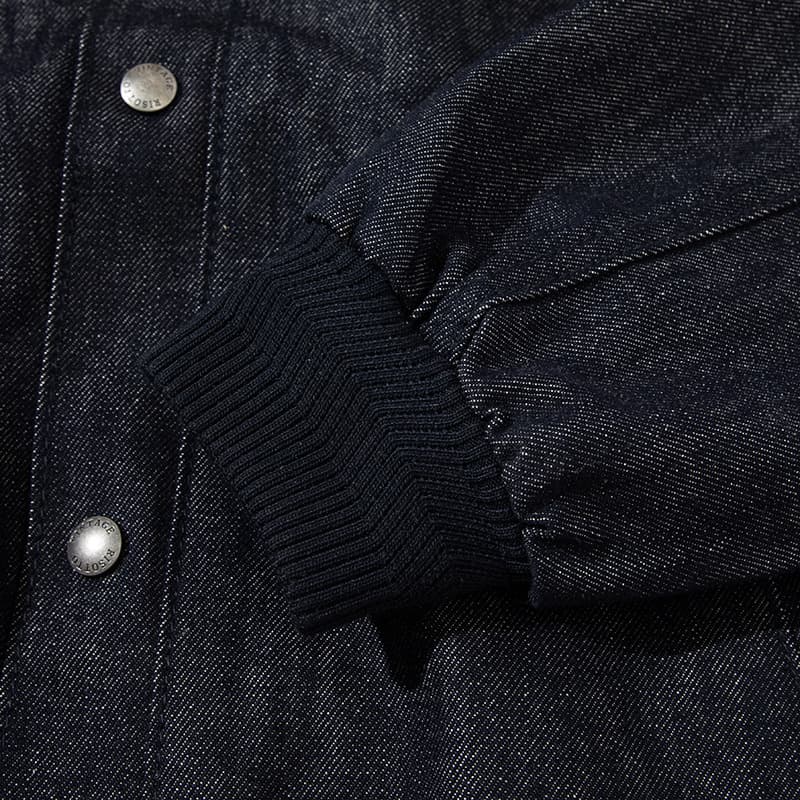 Jaqueta Bomber Premium Winslow em Denim Cru
