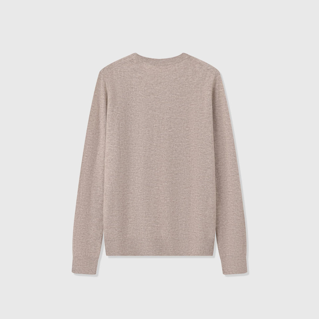 Suéter Merano de lã e cashmere com gola careca