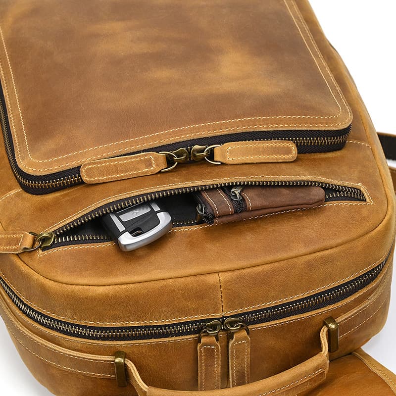 Mochila Premium para Notebook em Couro Radnor