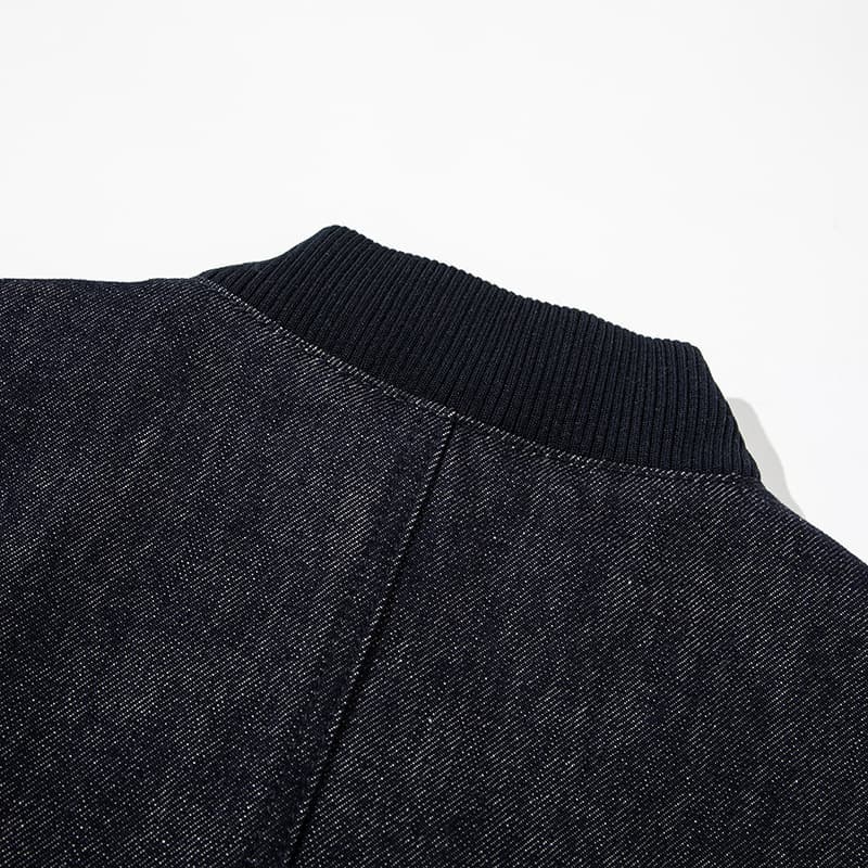Jaqueta Bomber Premium Winslow em Denim Cru