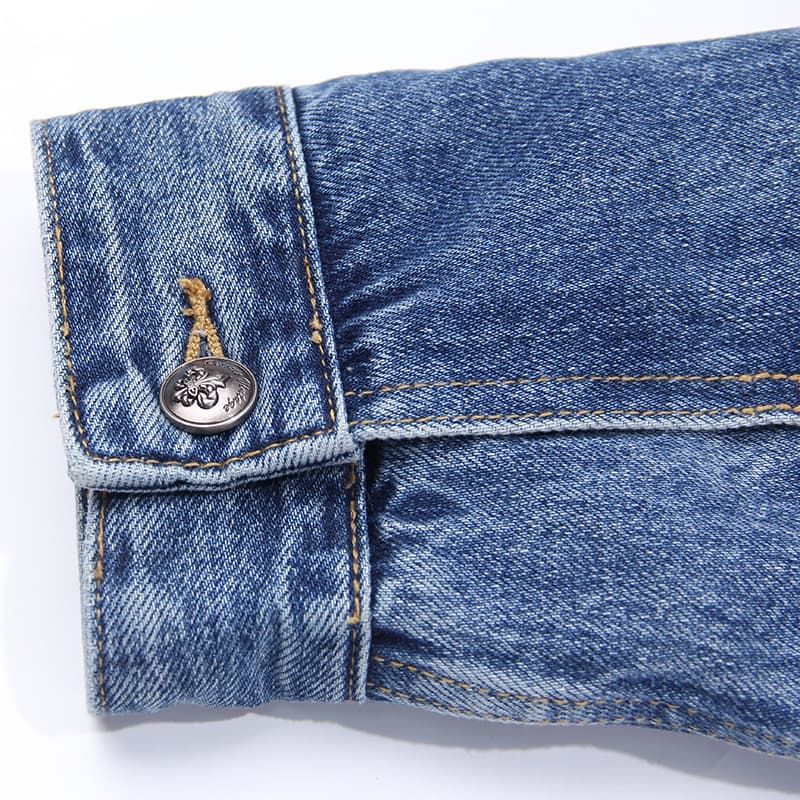 Jaqueta Jeans Hackney Forrada com Sherpa