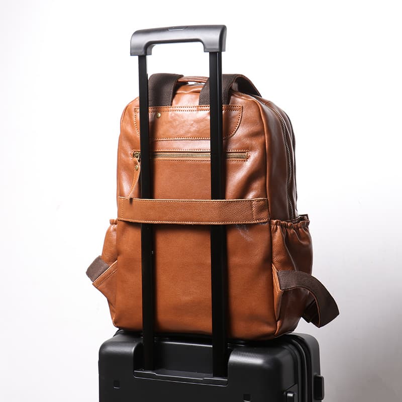 Mochila Harlow Clássica de Couro para o Dia a Dia