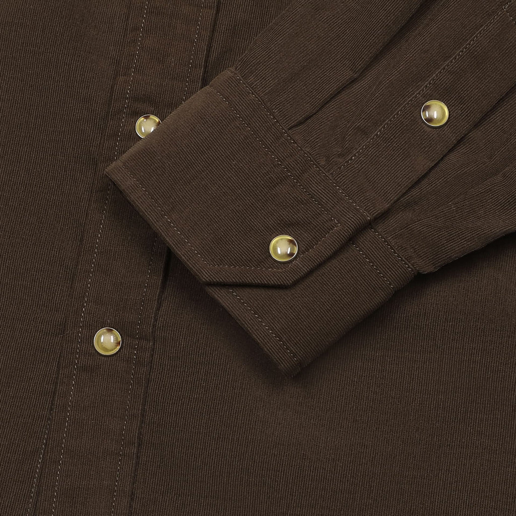 Camisa Country Clássica de Veludo Cotelê Camerota