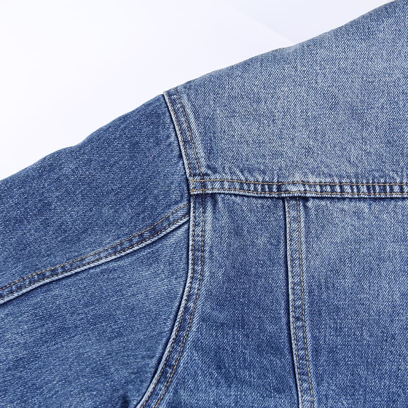 Jaqueta Jeans Hackney Forrada com Sherpa