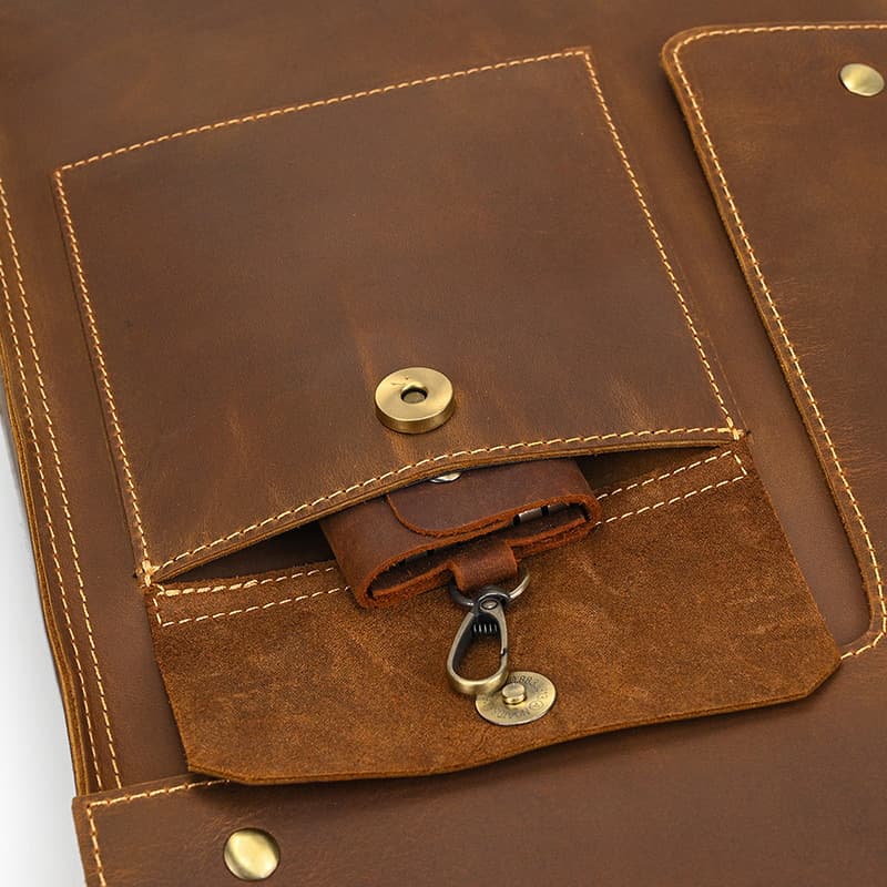 Mochila de Couro Vintage Clássica Huxley