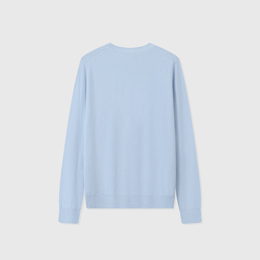 Suéter Merano de lã e cashmere com gola careca