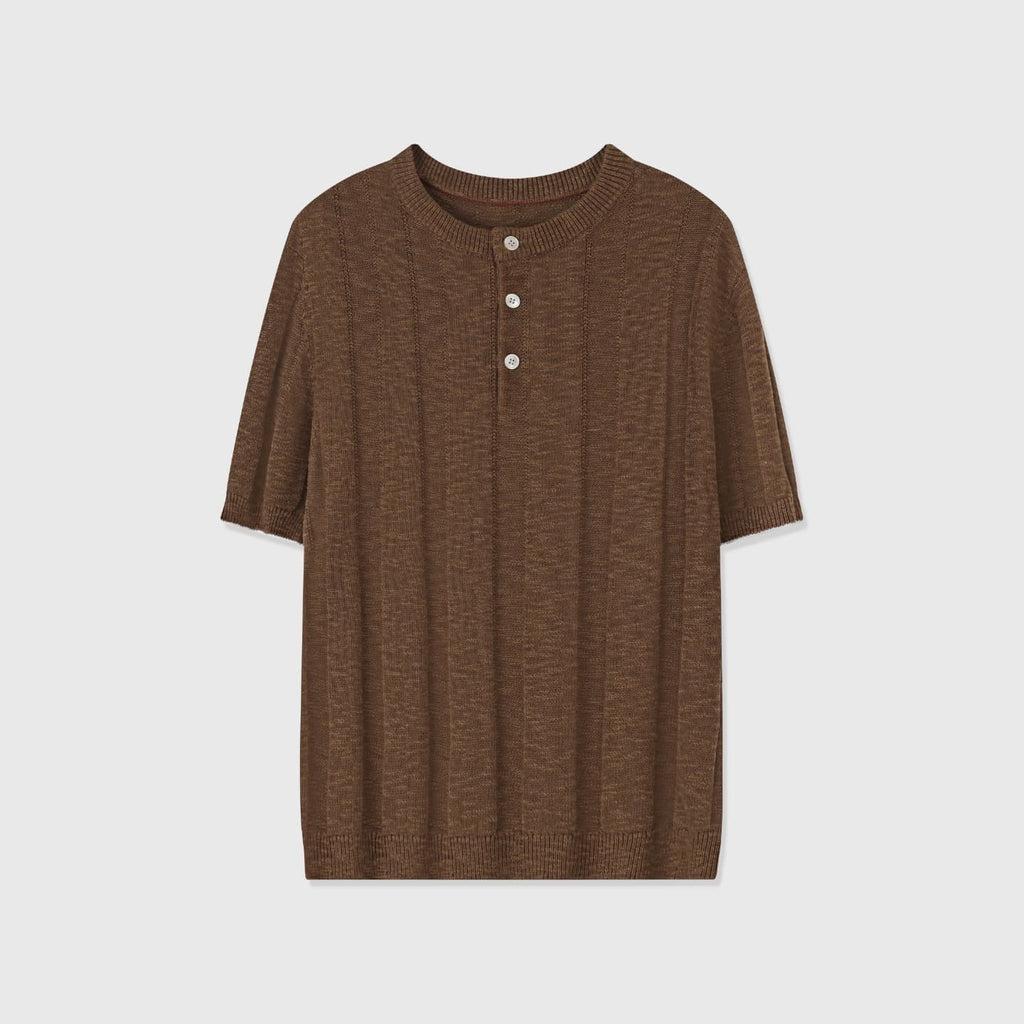 Blusa Henley de Malha Macia Sorrento