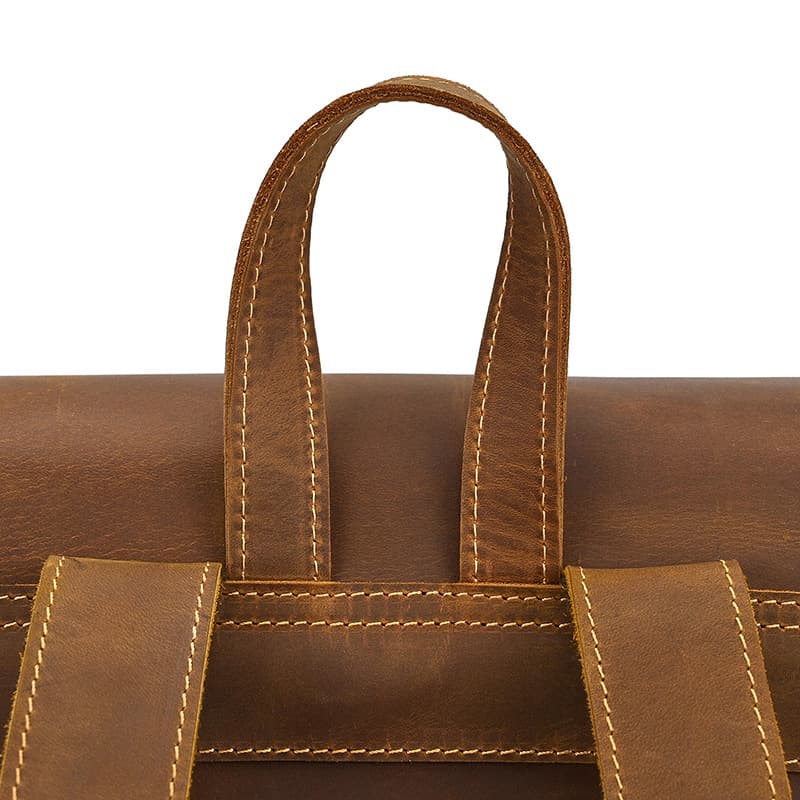 Mochila de Couro Vintage Clássica Huxley