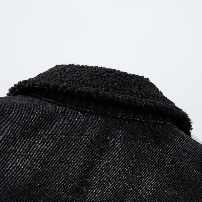 Jaqueta Jeans Hackney Forrada com Sherpa