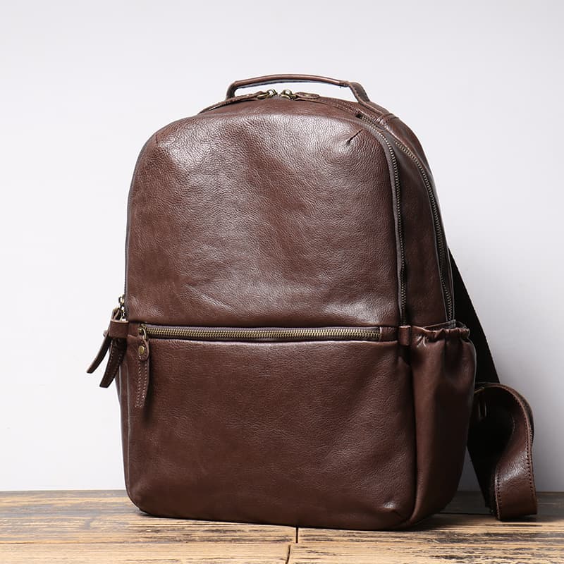 Mochila Harlow Clássica de Couro para o Dia a Dia