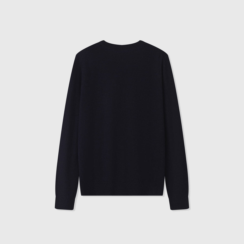 Suéter Merano de lã e cashmere com gola careca