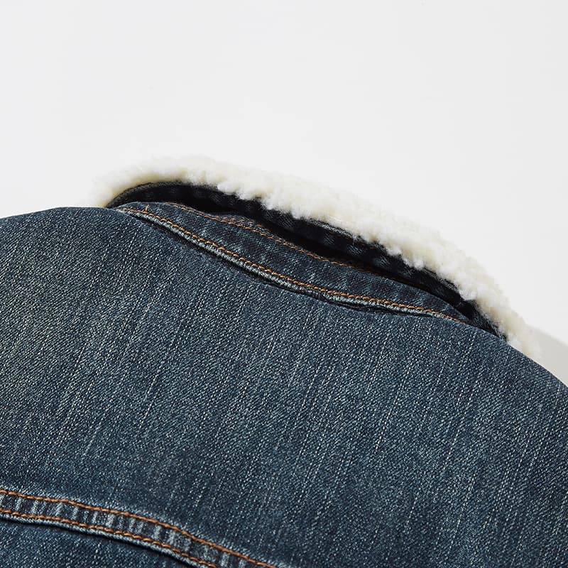 Jaqueta Jeans Hackney Forrada com Sherpa
