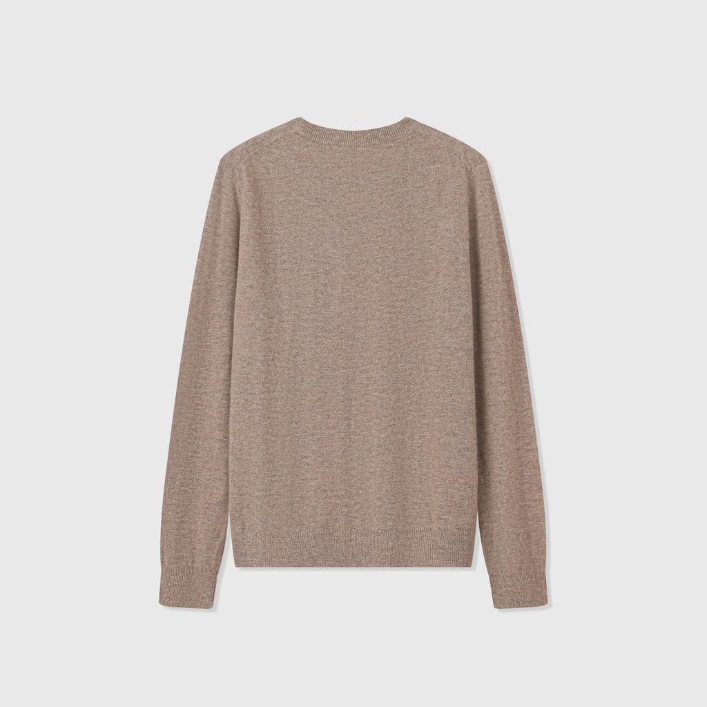 Suéter Merano de lã e cashmere com gola careca