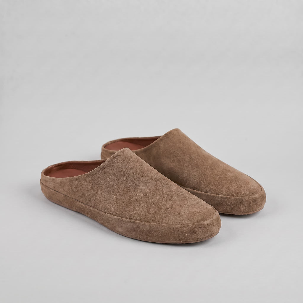 Mules Fenwick de camurça