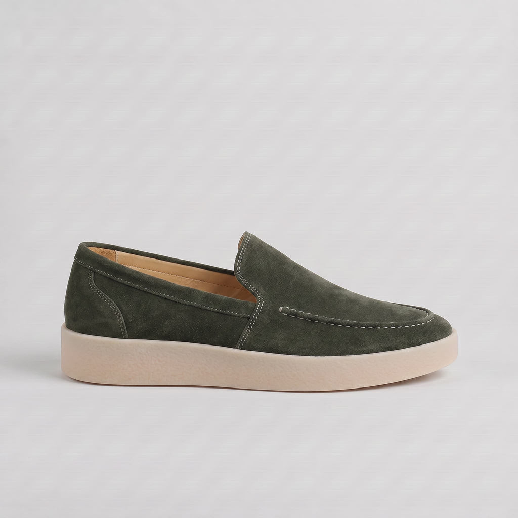 Mocassins de Camurça Forte – Conforto Luxuoso e Estilo Atemporal