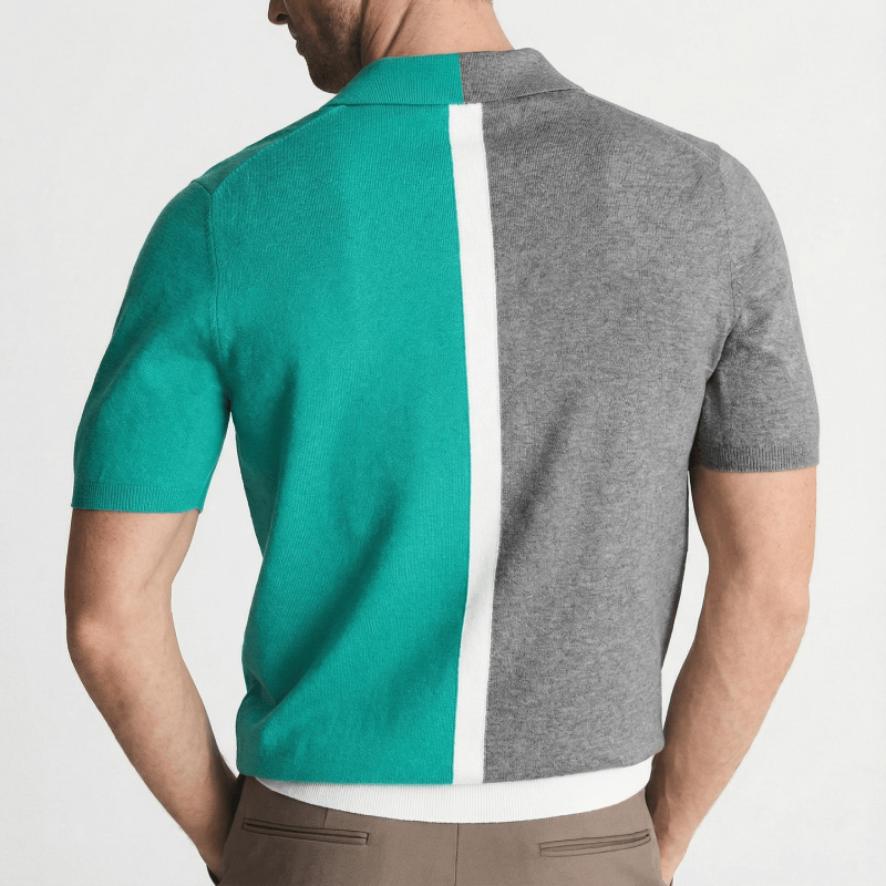 Camisa polo clássica listrada Harrington
