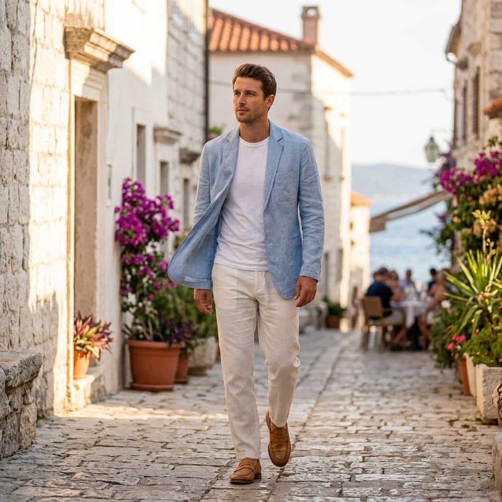 Blazer de Linho Leve Positano