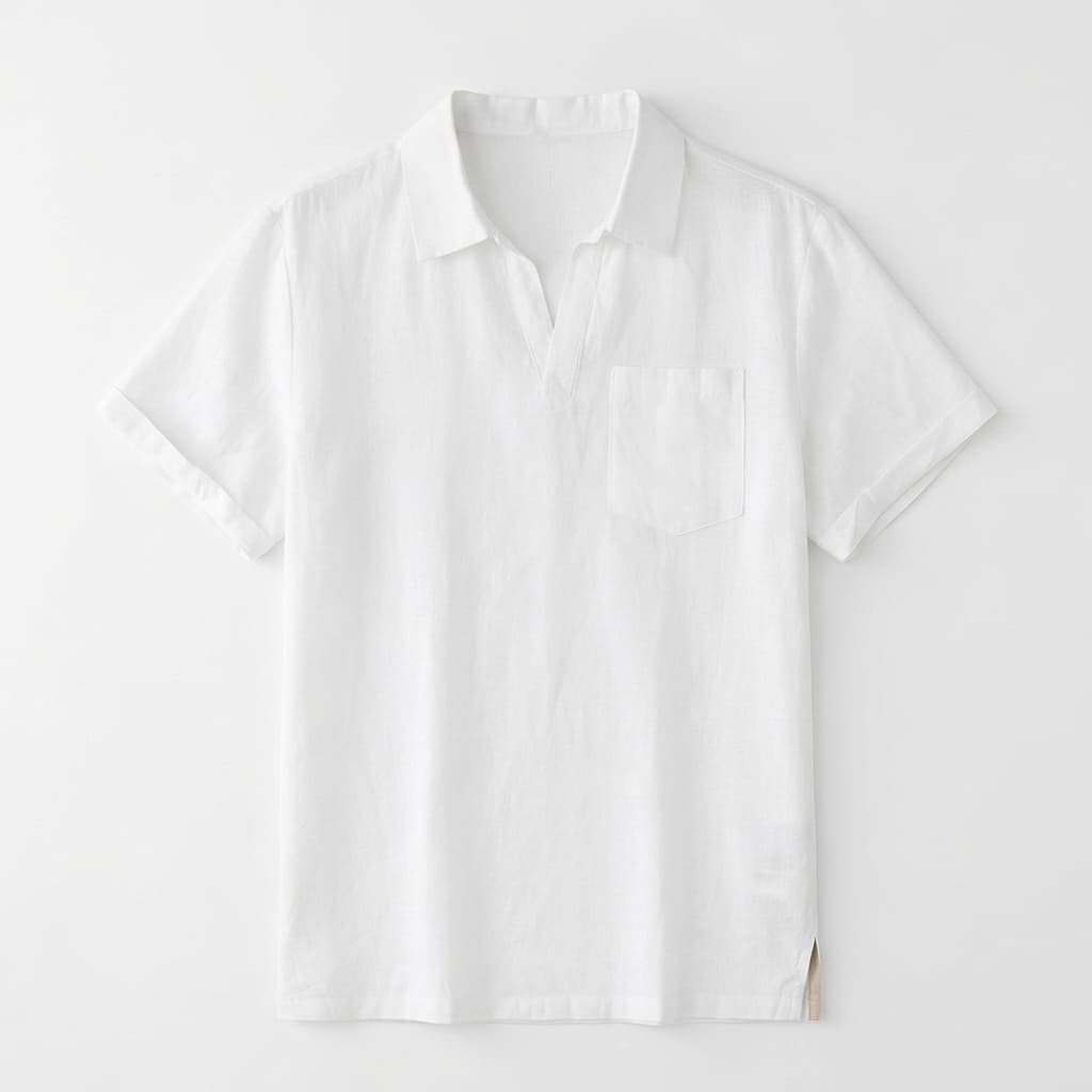 Camisa Polo de Linho Premium Cannes