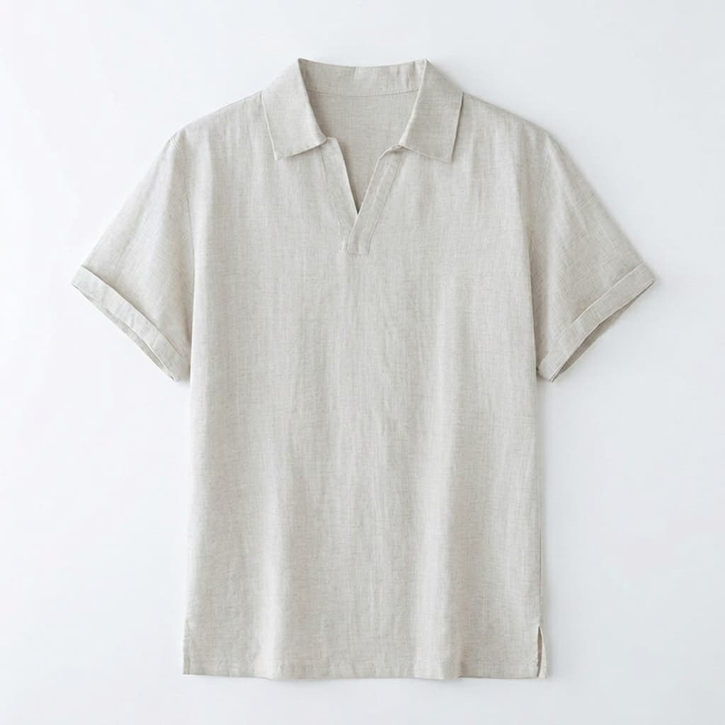 Camisa Polo de Linho Premium Cannes