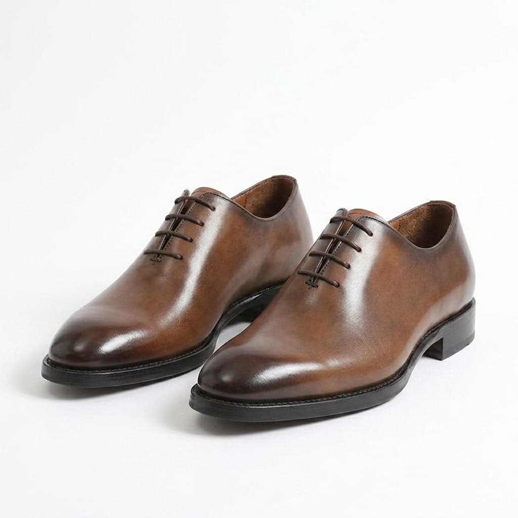 Sapatos Oxford Everton Premium em Couro Inteiriço