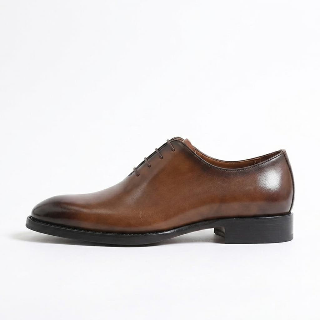 Sapatos Oxford Everton Premium em Couro Inteiriço