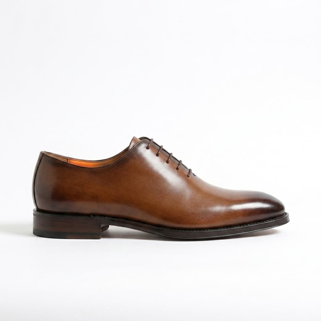 Sapatos Oxford Everton Premium em Couro Inteiriço