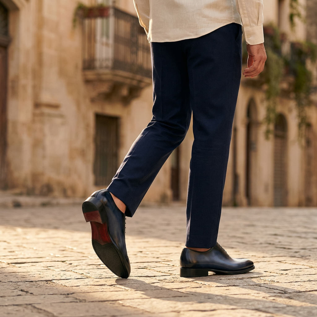 Sapatos Oxford Wentworth Premium de Couro Inteiriço