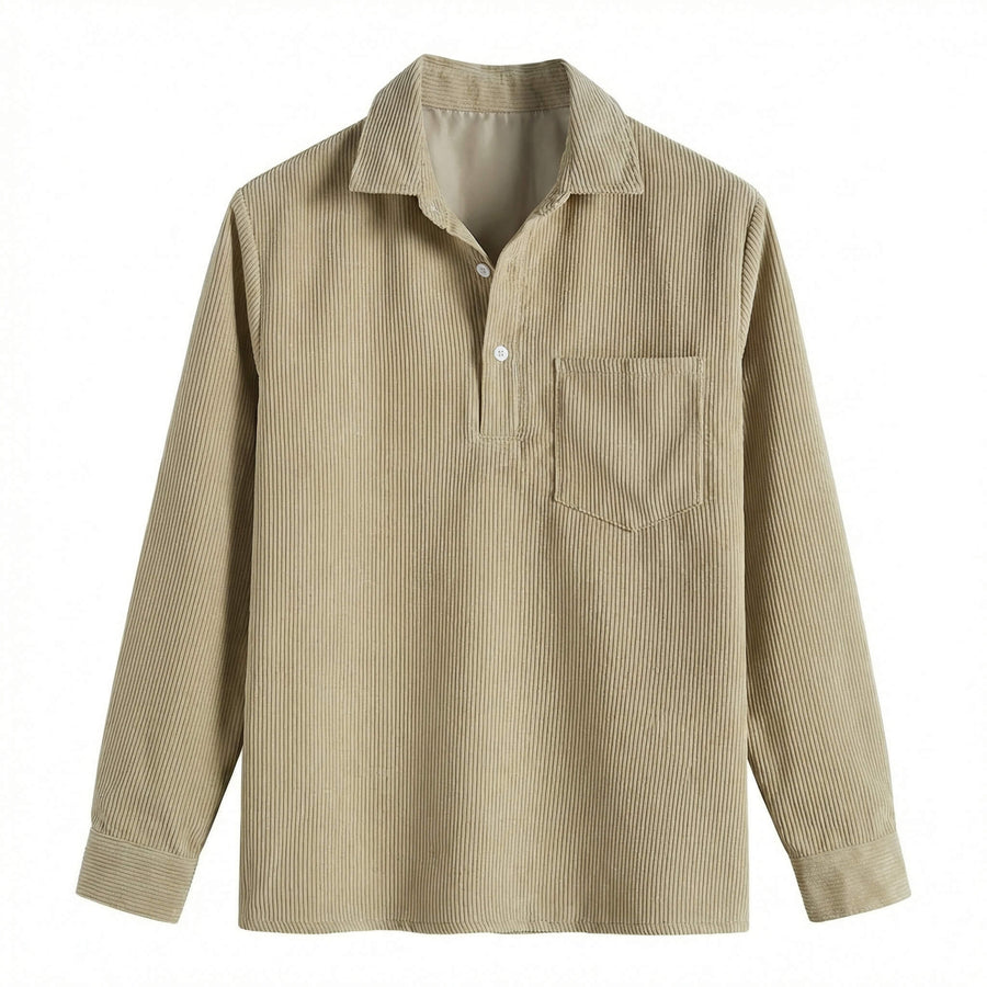 Camisa Polo Clássica Wellington de Manga Longa