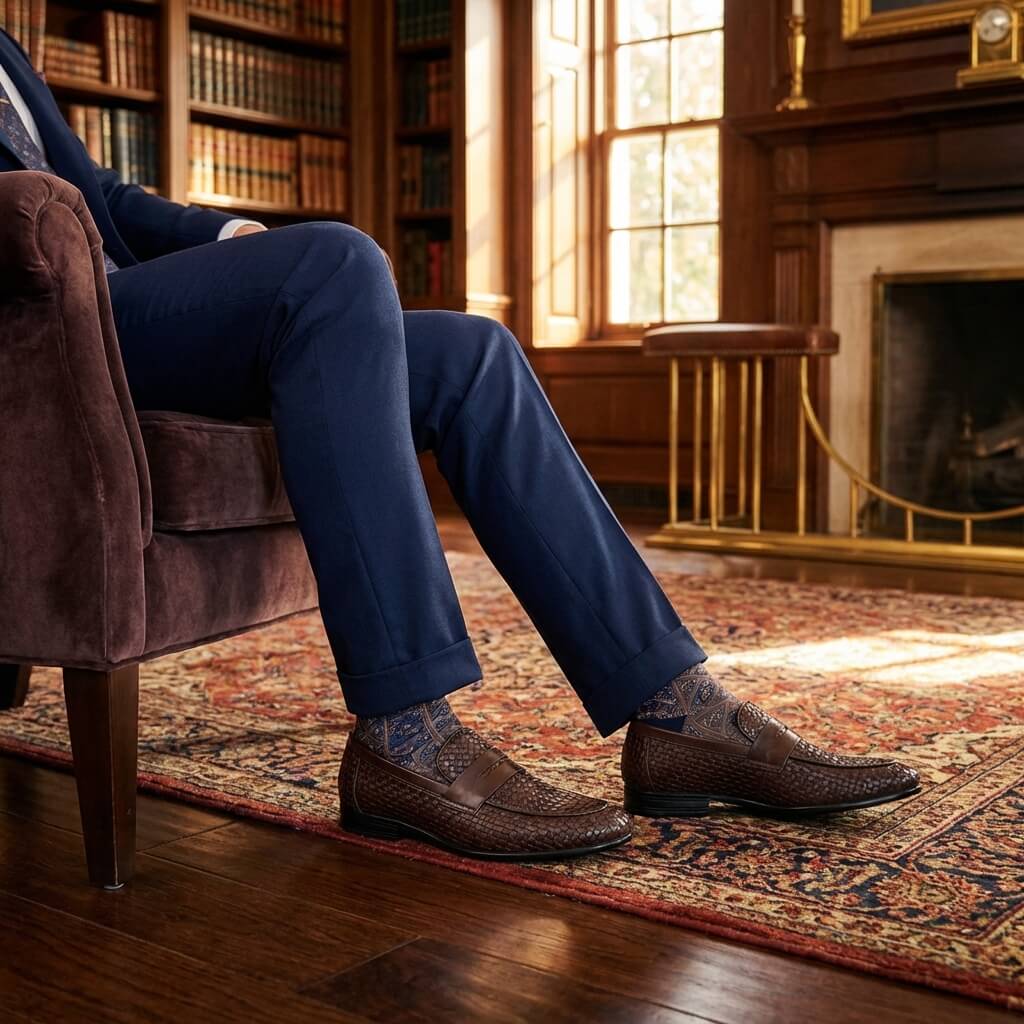 Mocassins Trançados Elegantes Whitford
