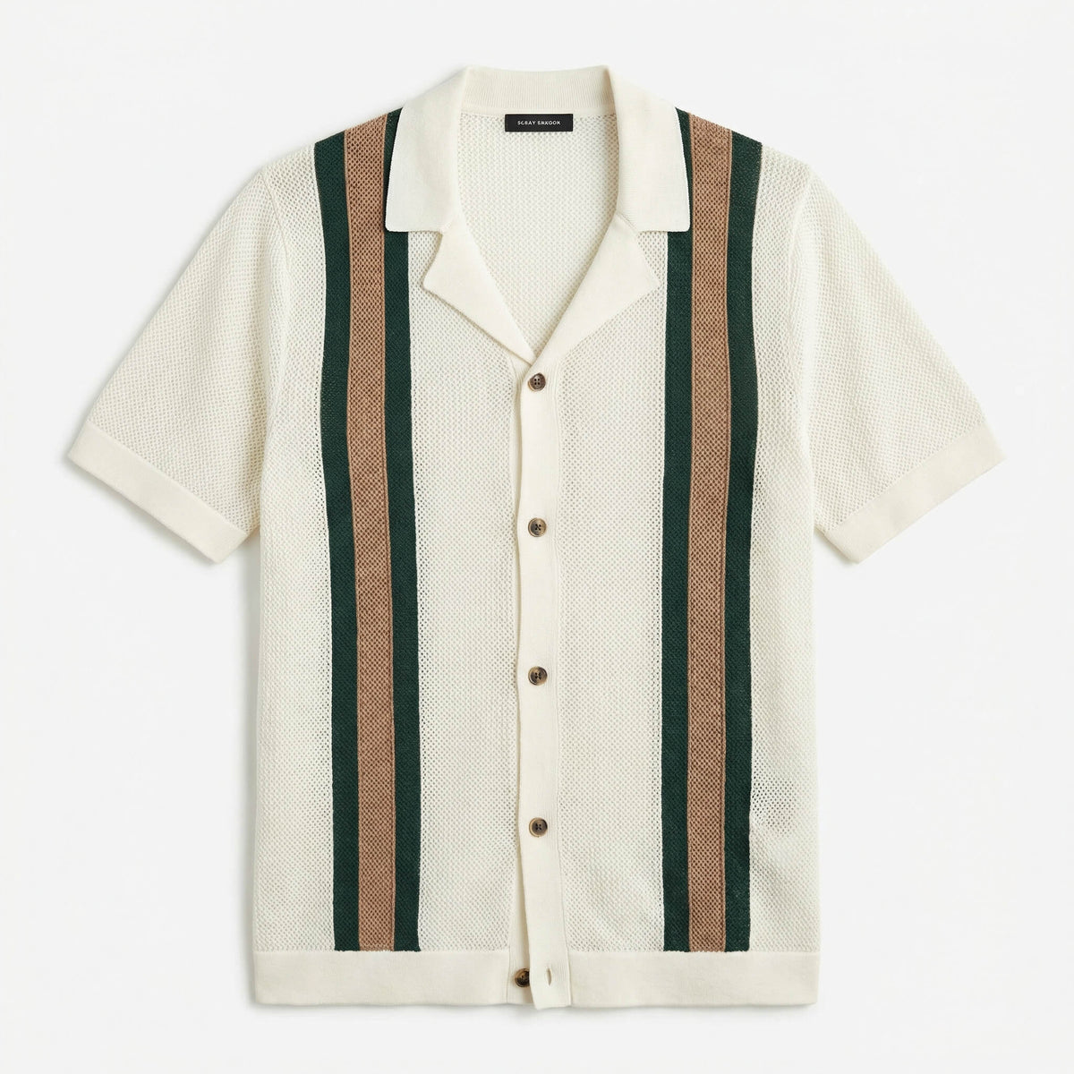 Camisa Polo de Tricô Listrada Havanna