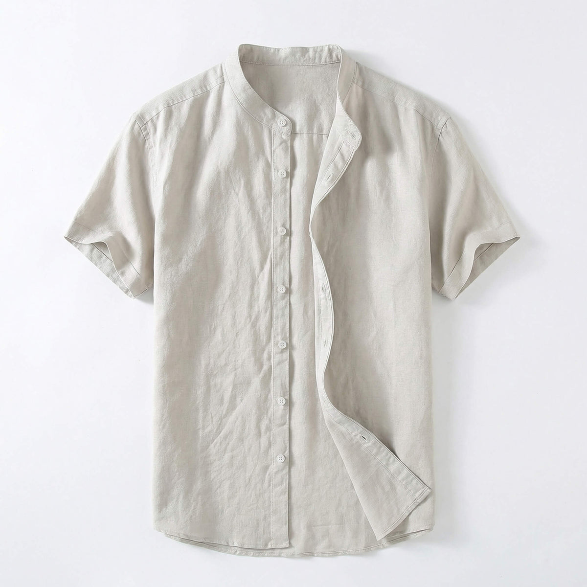 Camisa Riviera de Linho com Manga Curta