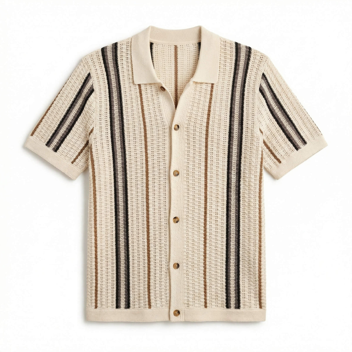 Camisa Riviera de Tricô – Estilo e Conforto sem Esforço