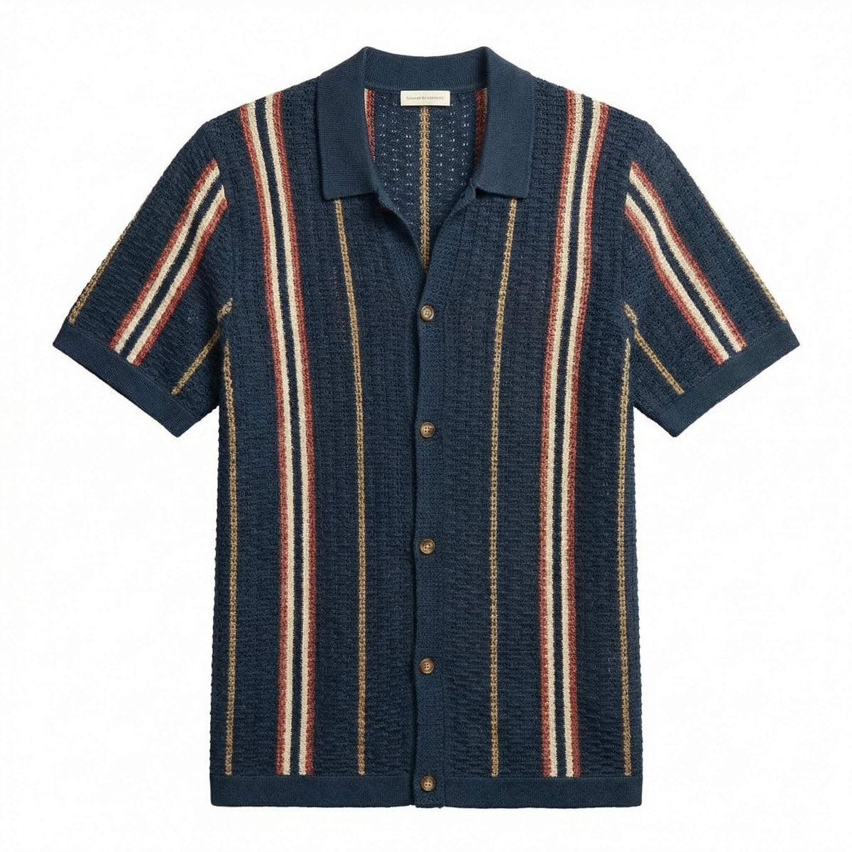 Camisa Riviera de Tricô – Estilo e Conforto sem Esforço