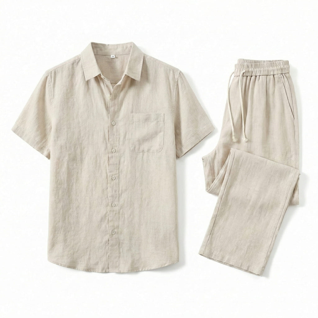 Conjunto de Linho Riviera de Duas Peças