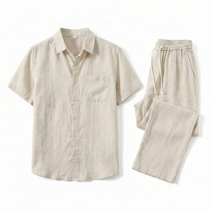 Conjunto de Linho Riviera de Duas Peças