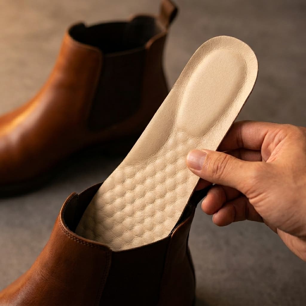 Palmilhas de Couro Premium Comfort+