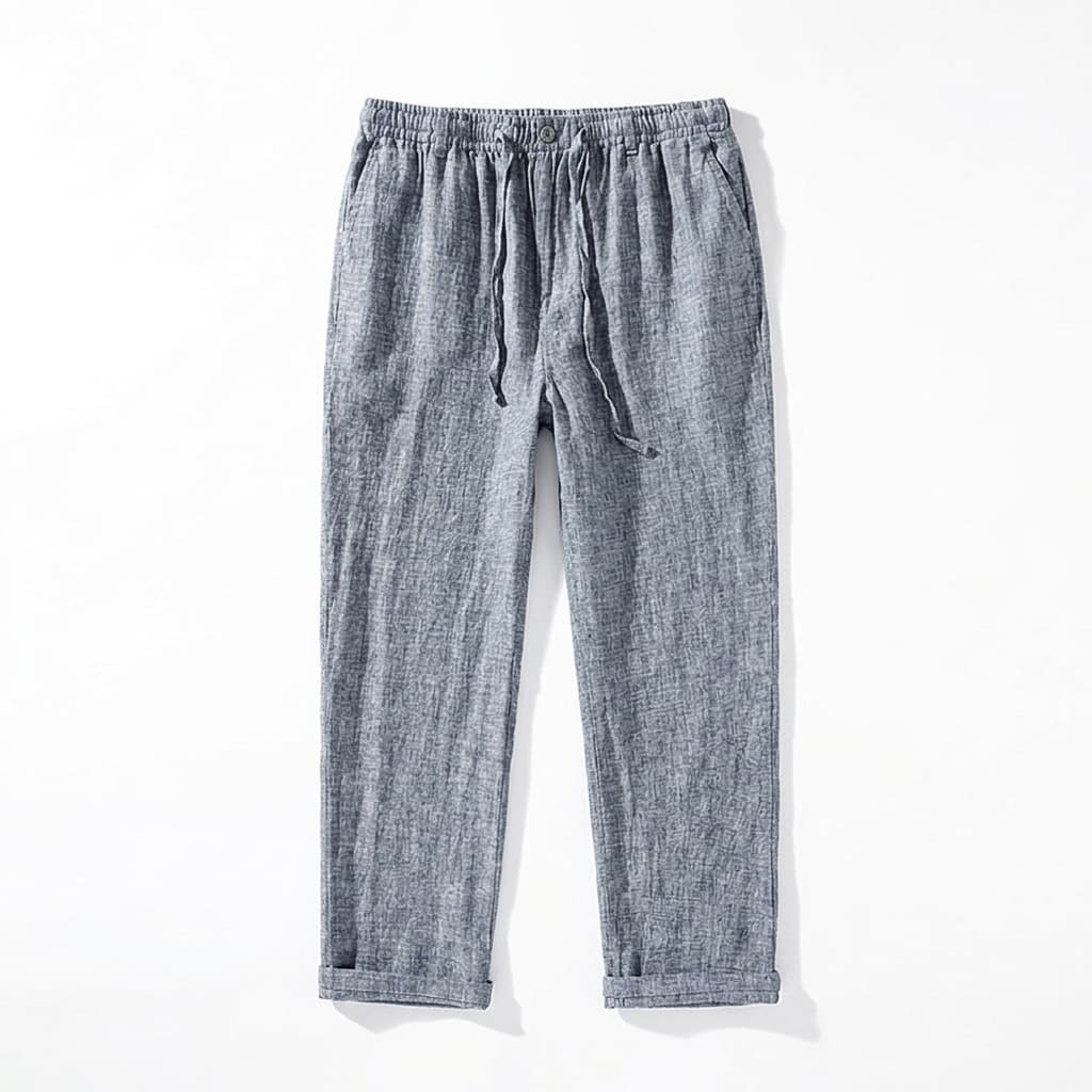 Calça Capri Elegante de Linho