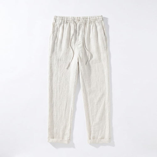 Calça Capri Elegante de Linho