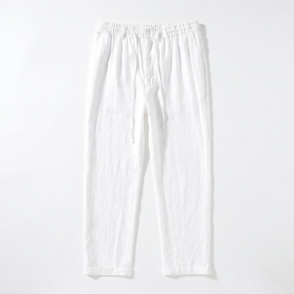 Calça Capri Elegante de Linho