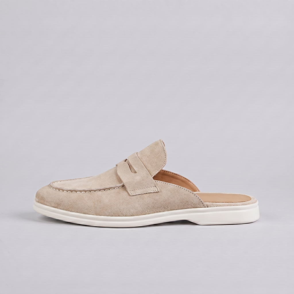Mule Langford de Camurça Luxuosa