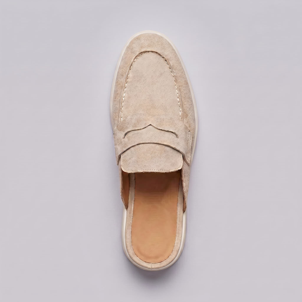 Mule Langford de Camurça Luxuosa