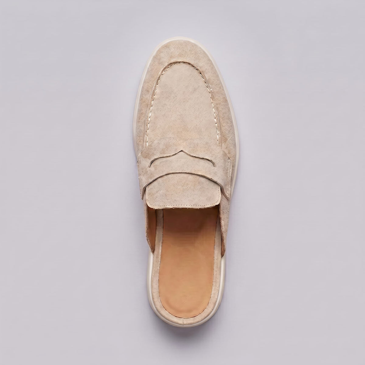 Mule Langford de Camurça Luxuosa