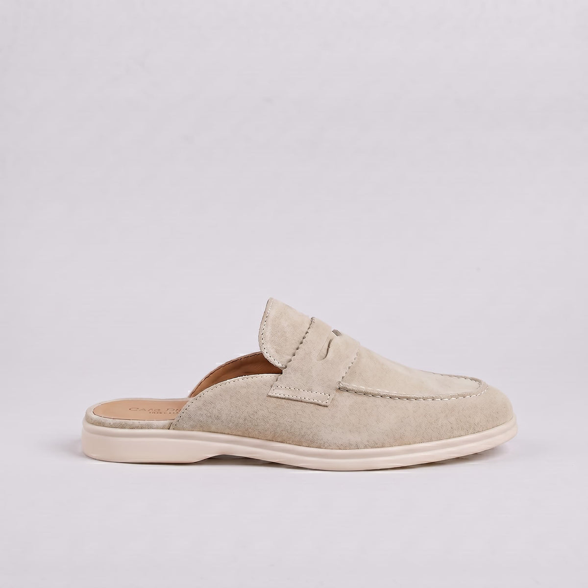 Mule Langford de Camurça Luxuosa