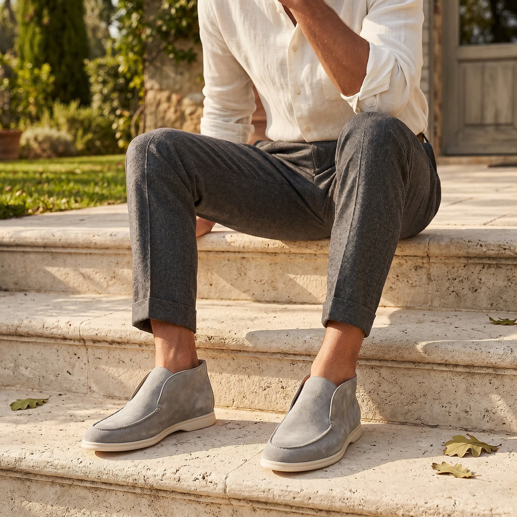 Mocassins Alston de Cano Alto – Estilo e Conforto a Cada Passo
