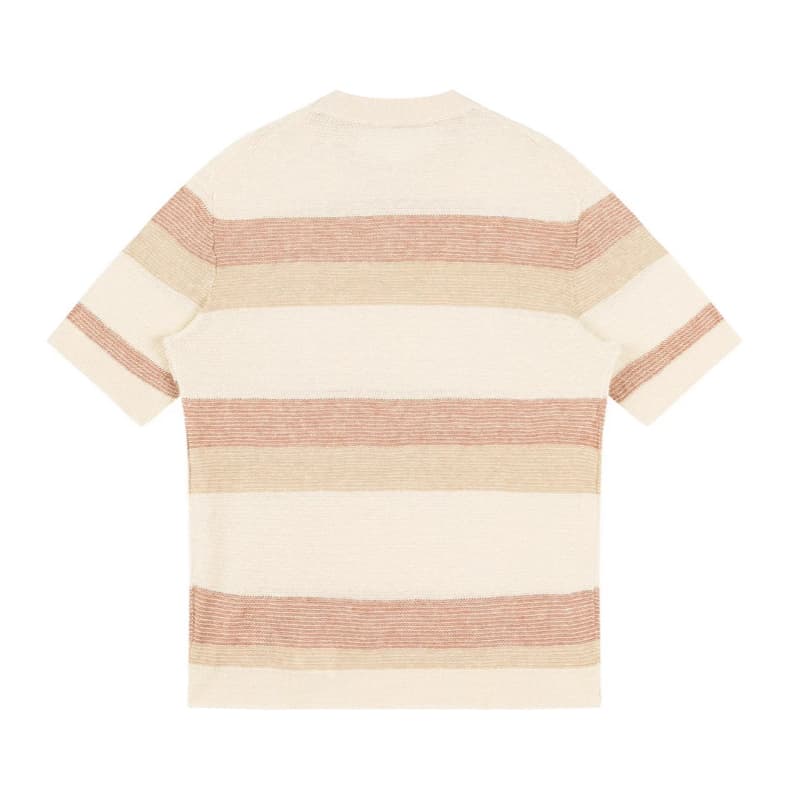 Camiseta de Linho Listrada Maratea