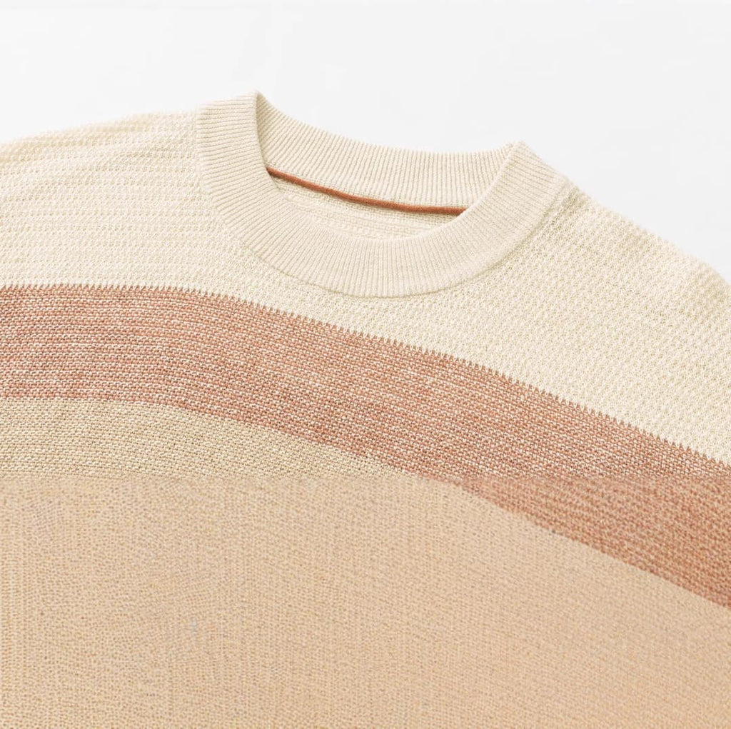 Camiseta de Linho Listrada Maratea